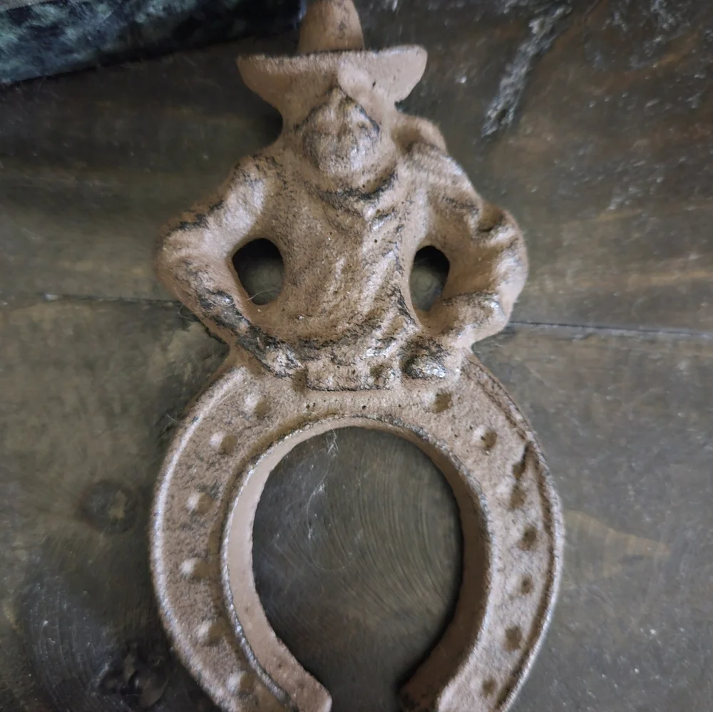Vintage Rustic Cowboy Horseshoe Wall Decor